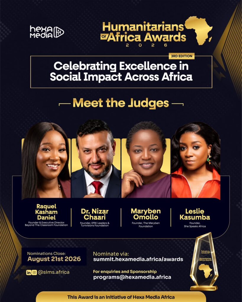 Humanitarians of Africa Awards Opens Nominations for 2026 Edition HOAA 2026